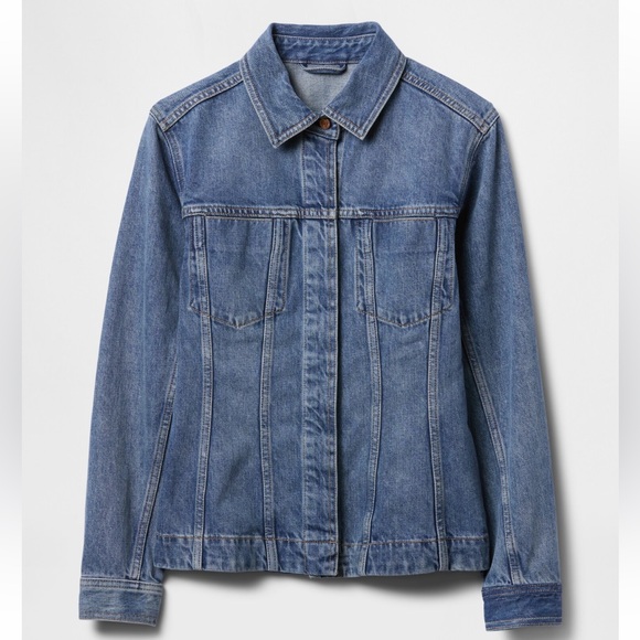 Longline Denim Jacket - Picture 3 of 7
